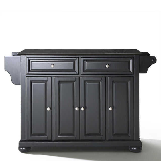 Crosley Kitchen Island Storage Adjustable Shelves Raised Panel Doors w/ Multiple Finishes - Kitchen Furniture Company