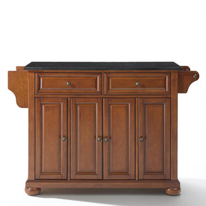 Crosley Kitchen Island Storage Adjustable Shelves Raised Panel Doors w/ Multiple Finishes - Kitchen Furniture Company