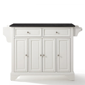 Crosley Kitchen Island Storage Adjustable Shelves Raised Panel Doors w/ Multiple Finishes - Kitchen Furniture Company