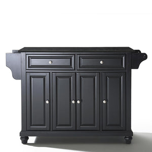 Crosley Kitchen Island Storage Adjustable Shelves Raised Panel Doors w/ Multiple Finishes - Kitchen Furniture Company