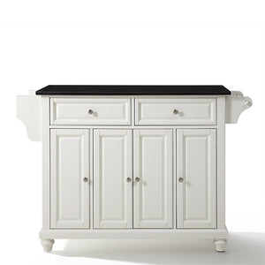 Crosley Kitchen Island Storage Adjustable Shelves Raised Panel Doors w/ Multiple Finishes - Kitchen Furniture Company