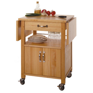 Mobile Kitchen Cart by Winsome Wood w/Drop-Leaf Extensions - Kitchen Furniture Company