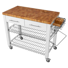 Load image into Gallery viewer, Professional Chef&#39;s Kitchen Work Station with Wire Shelves - Kitchen Furniture Company