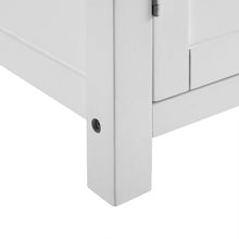 Load image into Gallery viewer, White Savannah Natural Wood Top Compact Kitchen Island/Cart - Kitchen Furniture Company