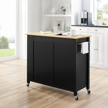 Load image into Gallery viewer, Savannah Wood Top Full-Size Kitchen Island/Cart - Kitchen Furniture Company