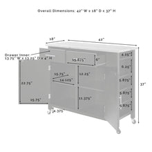 Load image into Gallery viewer, Savannah Wood Top Full-Size Kitchen Island/Cart - Kitchen Furniture Company