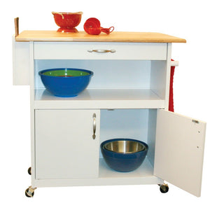 Catskill Craftsmen Drop Leaf Utility Cart 16755 - Kitchen Furniture Company
