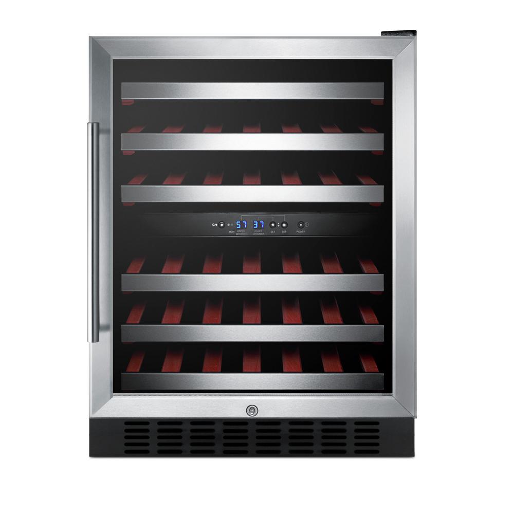 46-Bottle Dual Zone Convertible Wine Cellar - Kitchen Furniture Company