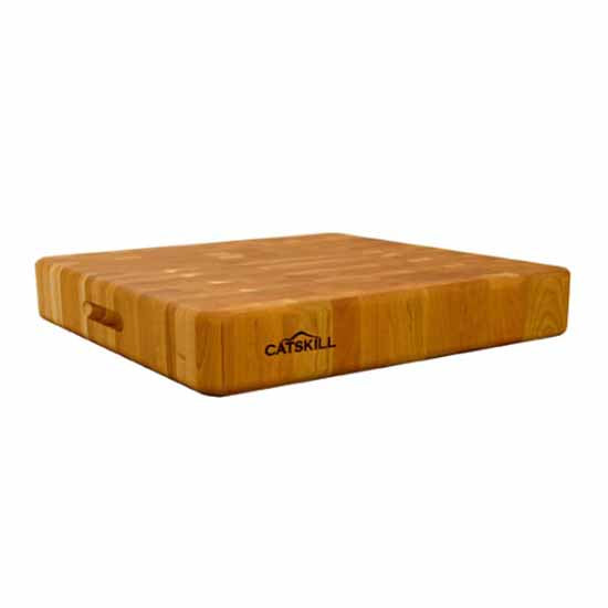 Catskill Craftsmen Reversible End Grain Slab Butcher Block with Finger Slots - Kitchen Furniture Company