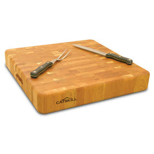 Load image into Gallery viewer, Catskill Craftsmen Reversible End Grain Slab Butcher Block with Finger Slots - Kitchen Furniture Company