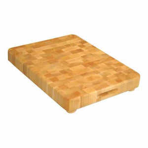 Professional End Grain Chopping Block w/ Wooden Feet Birch Wood - Kitchen Furniture Company