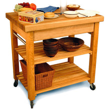 Load image into Gallery viewer, Kitchen Island Work Center w/ 2 1/2&quot; Thick Butcher block Top 1476 - Kitchen Furniture Company