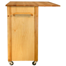 Load image into Gallery viewer, Mid-Size Two Door Kitchen Cart with Drop Leaf On Caster&#39;s 51533-51536 - Kitchen Furniture Company
