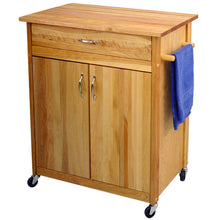 Load image into Gallery viewer, Mid-Size Two Door Kitchen Cart with Drop Leaf On Caster&#39;s 51533-51536 - Kitchen Furniture Company