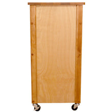 Load image into Gallery viewer, Natural Kitchen Cart With Durable Butcher Block Top Rolling Casters 51575 - Kitchen Furniture Company