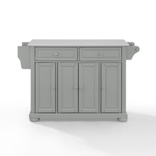Load image into Gallery viewer, Gray Kitchen Island with Granite Top Three Adjustable Shelves 30205AGY - Kitchen Furniture Company