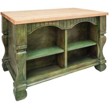 Load image into Gallery viewer, Jeffrey Alexander 54&quot; Kitchen Island with Hard Maple Edge Grain Butcher Block Top - Kitchen Island Company