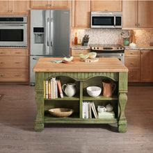 Load image into Gallery viewer, Jeffrey Alexander 54&quot; Kitchen Island with Hard Maple Edge Grain Butcher Block Top - Kitchen Island Company