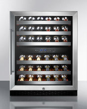 Load image into Gallery viewer, Dual Zone 24&quot; Wide Built-In Wine Cellar SWC530BLBISTADA