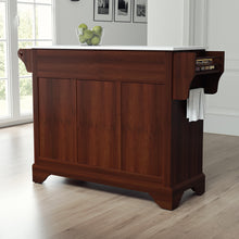 Load image into Gallery viewer, Lafayette Mahogany Full Size Kitchen Island/Cart with Granite Top - Kitchen Furniture Company
