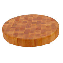 Load image into Gallery viewer, Catskill Craftsmen 14&quot; Round Slab End Grain Cutting Board in Birch 13147 - Kitchen Furniture Company