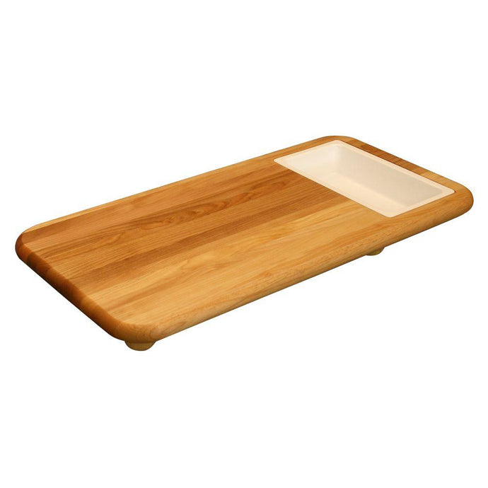 Hardwood Cutting Board with Cut 'n' Catch Removable Tray 1337 - Kitchen Island Company