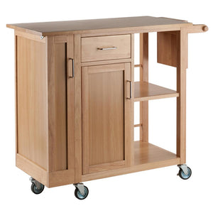 Douglas Kitchen Cart in Natural by Winsome Wood 89443 - Kitchen Furniture Company