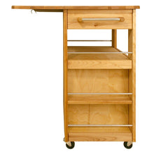 Load image into Gallery viewer, Heart-Of-The-Kitchen Natural Wood Kitchen Cart with Storage 1544-15445 - Kitchen Furniture Company