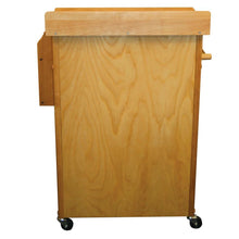 Load image into Gallery viewer, Kitchen Mid-Size Butcher Block Cart with Spice Rack 51524 - Kitchen Furniture Company