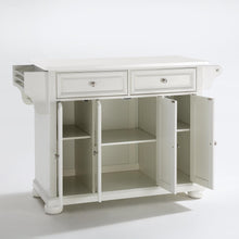 Load image into Gallery viewer, Traditional White Full Size Kitchen Island/Cart with Granite Top 30005AWH - Kitchen Furniture Company