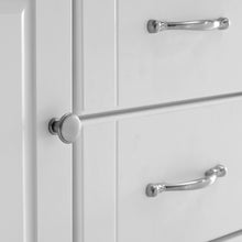 Load image into Gallery viewer, White Kitchen Cart with Natural Wood Top 3018WH-NA - Kitchen Furniture Company